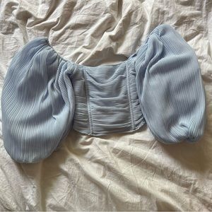 Zara Puff Sleeve Corset Top